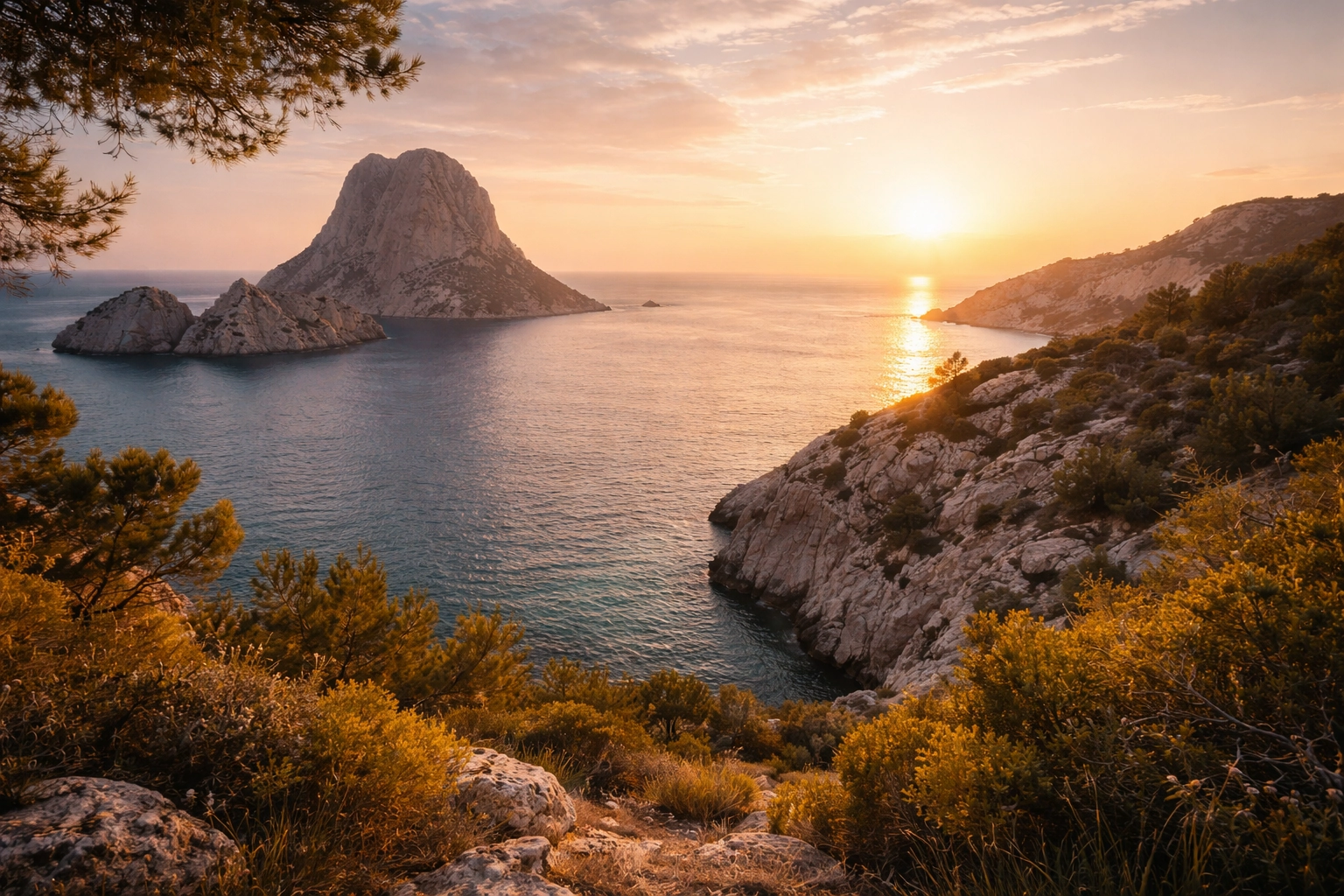 Ibiza by day — nature-driven executive retreats.